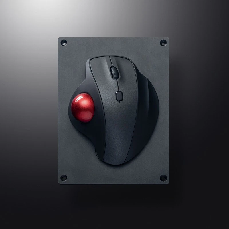 Embedded Wired Ergonomic Trackball Mouse 34MM Optical Vertical Rollerball Mice - Image 2 of 4