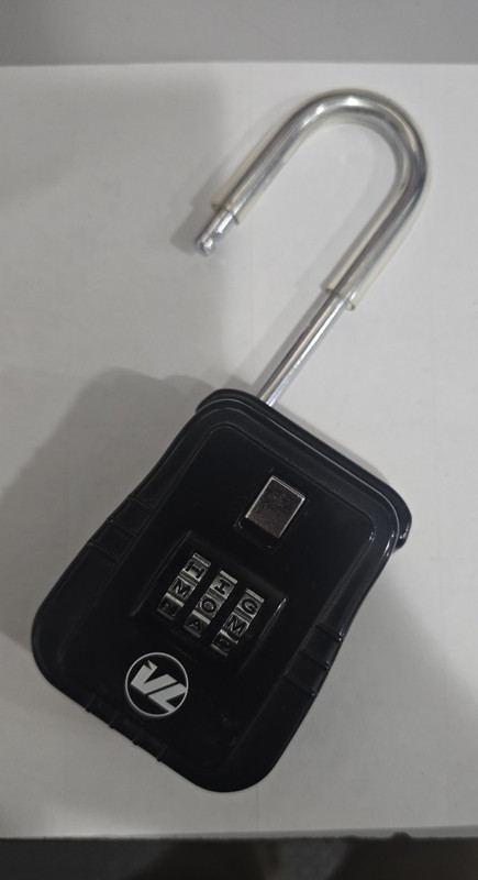 Vault Locks Black Combination Lock Key Safe Lock Box Metal Plastic