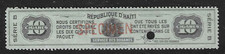 Haiti 1900's, 10 cigares revenue SPECIMEN ovpt. American Banknote archives NH