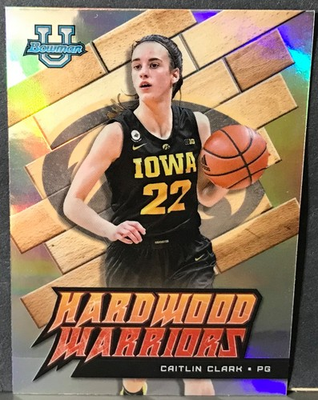 #ad Topps Bowman U Hardwood Warriors Caitlin Clark Rookie Iowa Hawkeyes HW 21 $20.00