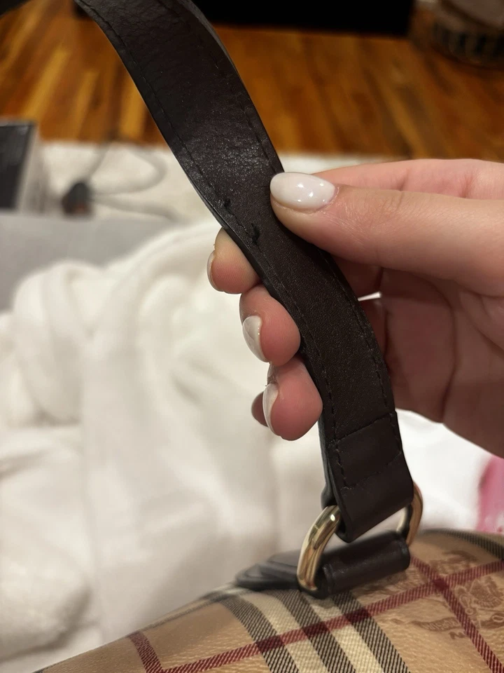 Сумка для боулинга BURBERRY Haymarket клетчатая Chester средняя - Изображение 3 из 4