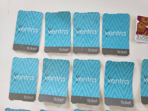 lot of 24 CTA Ventra paper fare cards, Chicago Transit Authority - Picture 2 of 10