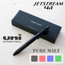 Mitsubishi Uni-Ball JET STREAM 4&1 PURE MALT Grip Ball Point Pen Made in Japan