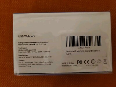 Open Box EMEET C960 HD 1080P USB Webcam With Microphone – Like New, 3-Month Warranty
