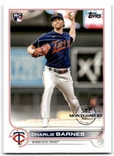 2022 TOPPS MONTGOMERY CLUB STAMP CHARLIE BARNES MINNESOTA TWINS #641