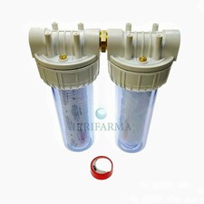 Filtro Sedimenti Impurità HONITANO Filtro Anticalcare Riutilizzabile - Per Scaldabagno, Lavatrice E Rubinetto Purificatore Acqua Rubinetto