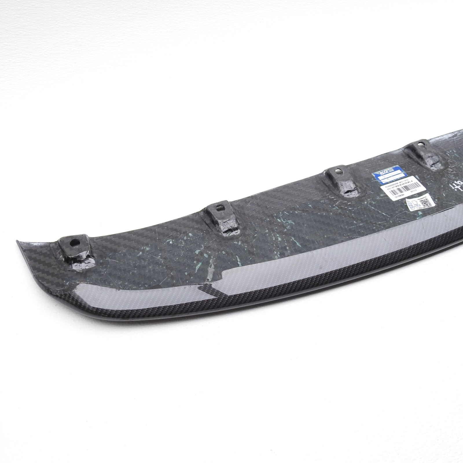 17-20 Maserati Quattroporte M156 Front Bumper Carbon Fiber Spoiler Anteriore -1