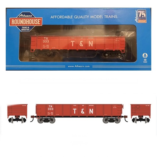 New! Athearn Roundhouse RND1249 HO Scale 40' Gondola ~ Texas & Northern (TN) 333