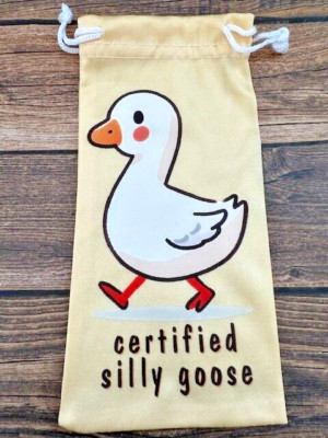 Soft Eye Sunglasses Accessory Pouch Pull Top Yellow Certified Silly Goose RTS