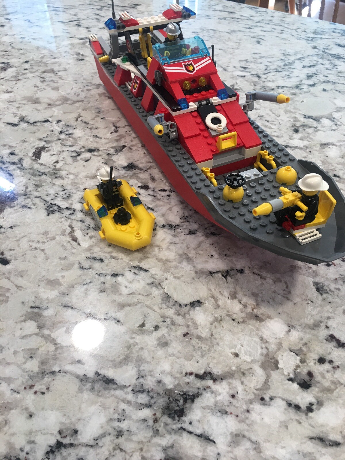 lego fire boat 7906