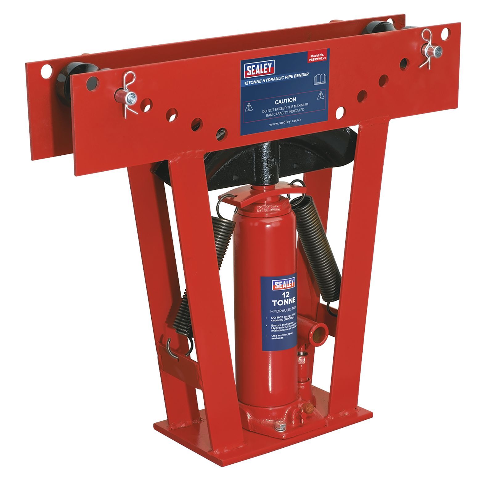 Sealey Hydraulic Pipe Bender 12tonne Pipe Benders, Hydraulic Benders, Pipe