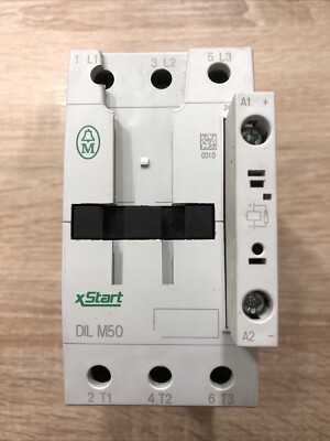 Eaton Moeller DILM50 Contactor 24VDC 24-27V DC 3 Pole 50A 22kW 115206 xStart