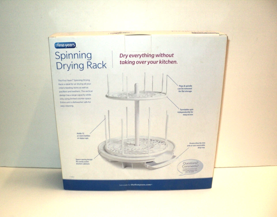 Tomy The First Years вращающаяся сушилка для детских бутылочек и аксессуаров НОВАЯ - Изображение 2 из 4
