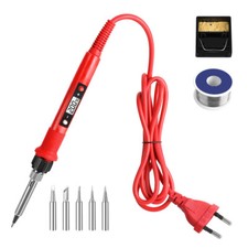 Lötkolben Set 80W Lötstation Einstellbarer Temperatur Lötset Soldering Iron Kit