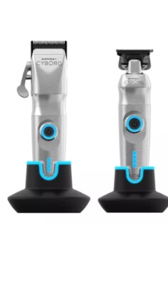 Gamma+ Cyborg Cordless Hair Clipper & Trimmer Set (GP401S/GP604M) - BRAND NEW