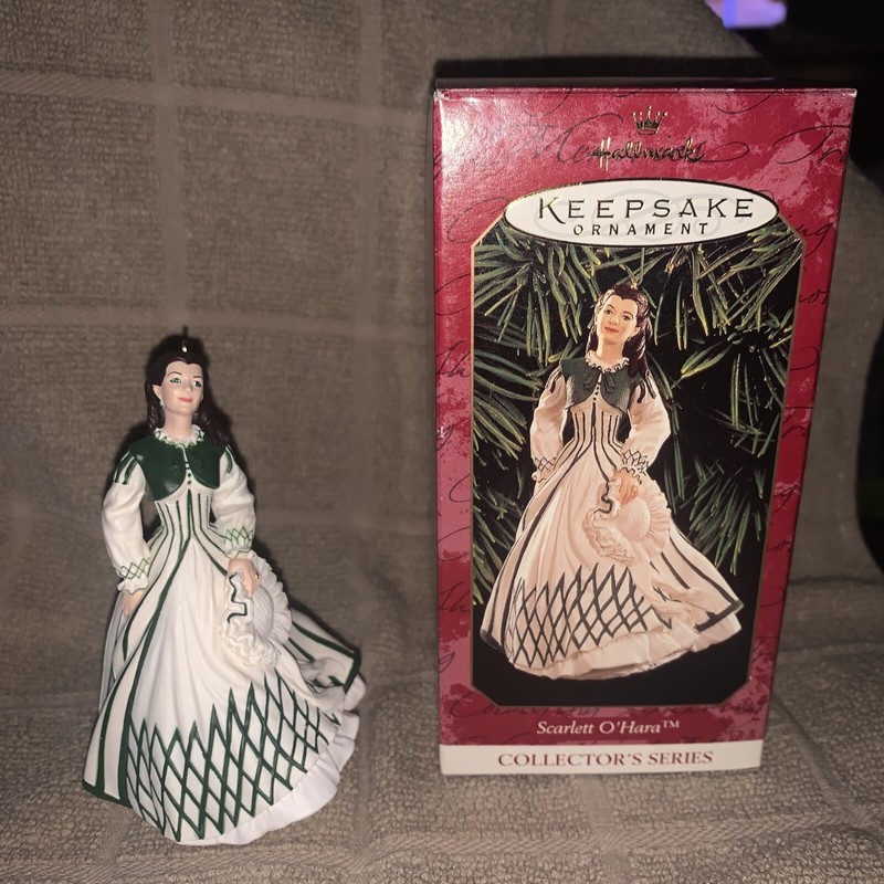 1999 Hallmark Keepsake Christmas Ornament Scarlett O'Hara Gone With The Wind 