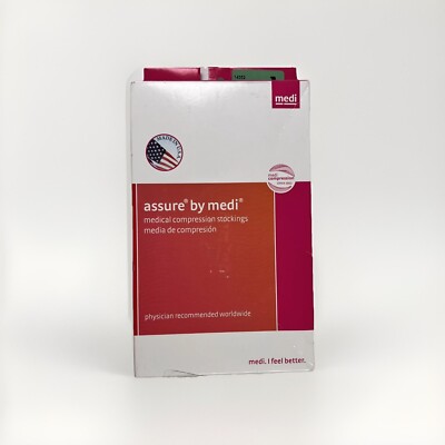 Mediven Assure 20-30mmHg Maternity Panty Adjustable Waist Black Sz Medium