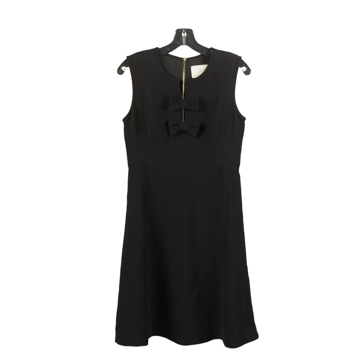 NWT Kate Spade Women's Black Midi A-Line Dress Size 6