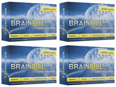 BRAINPILL 4 Months Nootropics Focus Memory Mental Stamina Brain Pill Supplement