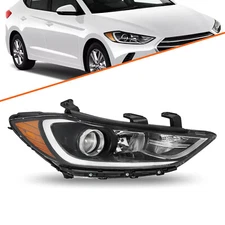 For 2017 2018 Hyundai Elantra Halogen Projector Headlights Right Side 92102F3000