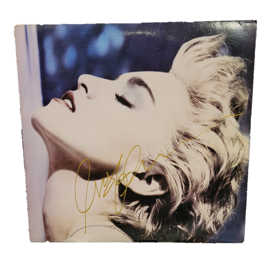 Madonna signed lp True Blue eBay