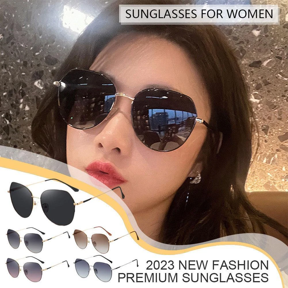 2023 New Fashion Sunglasses For Women Slim Face Driving UV