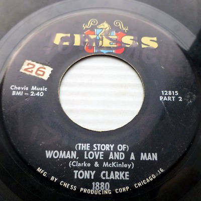 【R&B】R Clarke Love Classics TONY CLARKE r&r r&b STRONG VG Chess 45 story of WOMAN LOVE