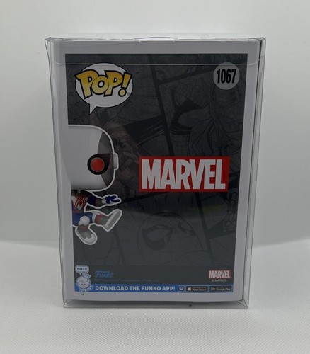 Funko Pop! Vinilo Marvel Spider-Man (armadura de ojos de insecto) (Convención de invierno) con protector - Imagen 5 de 5