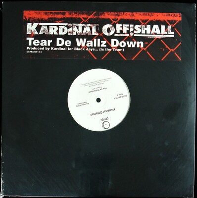 KARDINAL OFFISHALL ''TEAR DE WALLZ DOWN'' 2004 VINYL 12'' PROMO ~RARE~ *SEALED*