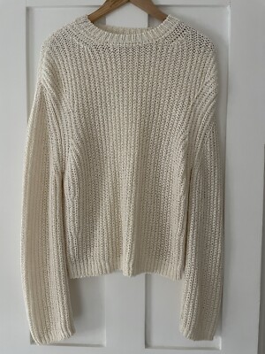 Nanushka leichter Pullover hinten offen XS neu
