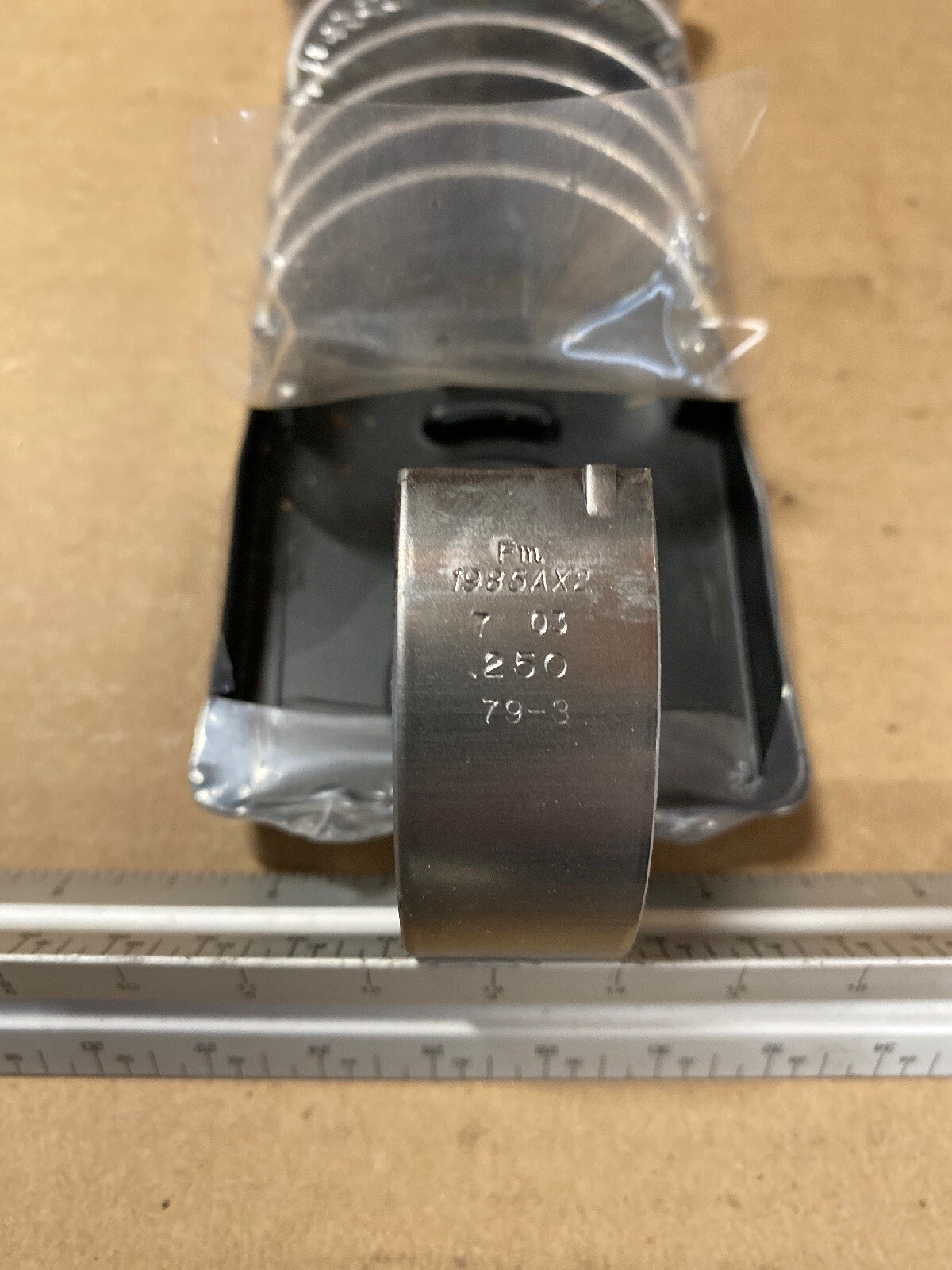 Federal Mogul Sealed Power ASeries Rod Bearings .25mm Undersized 1985A