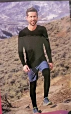 Cuddl Duds Climate Smart Black Far-Infrared Base Layer Heavy Men's H3 XL Pants 