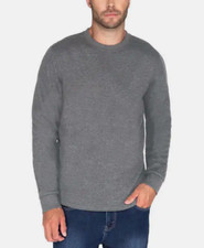 BC Clothing Men  s Fleece Lined Crew Sweatshirt GRAY, Size- XLARGE NWOT