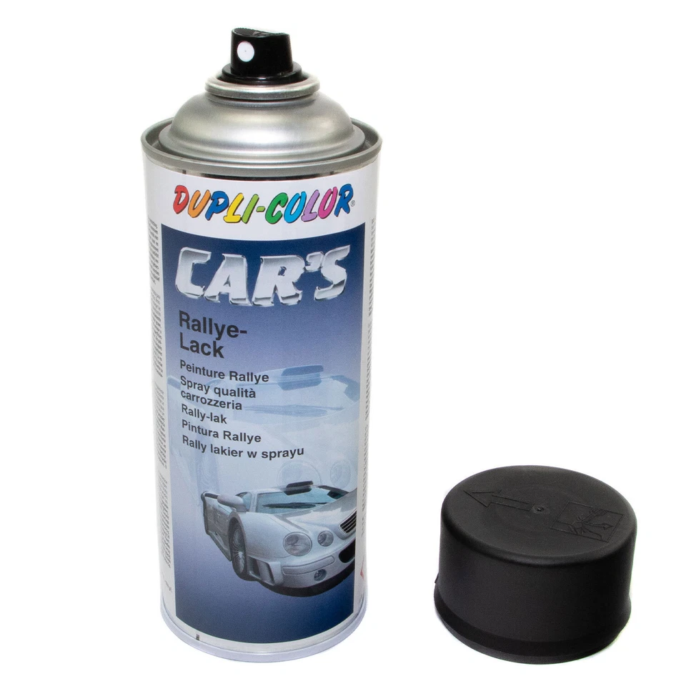 Lackspray Sprühlack Dupli Color 652240 schwarz seidenmatt 400 ml + Pistolengriff - Bild 4 von 4