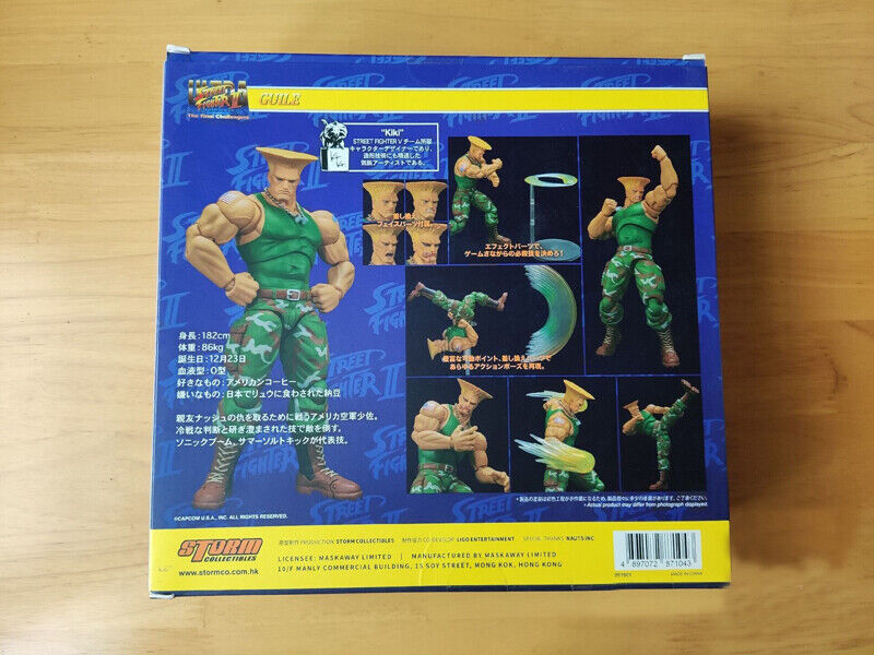 Storm Toys 1/12 Street Fighter II GIJOE Guile Action Figure In