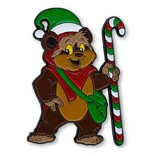 Star Wars Holiday Ewok Wicket Limited Edition Enamel Pin RARE Limited edition LE