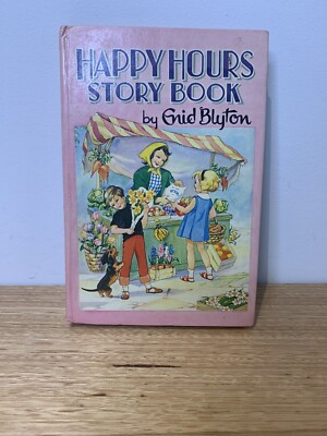 Vintage Happy Hours Story Book 1974 Enid Blyton RARE Upside Down Copy PrintError