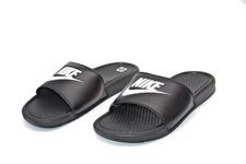 New Nike Mens Benassi Slide JDI Black White