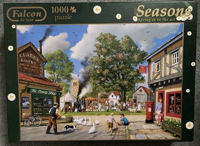 Falcon Deluxe Seasons ''Frühling liegt in der Luft'' 1000 Teile Puzzle vollständig