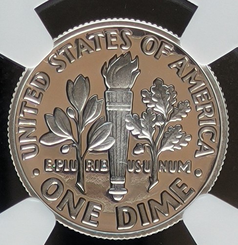 2019-S Roosevelt Dime 10C, 1st .999 Fine Silver 10-coin Proof Set 10C NGC PF70UC - Picture 6 of 7