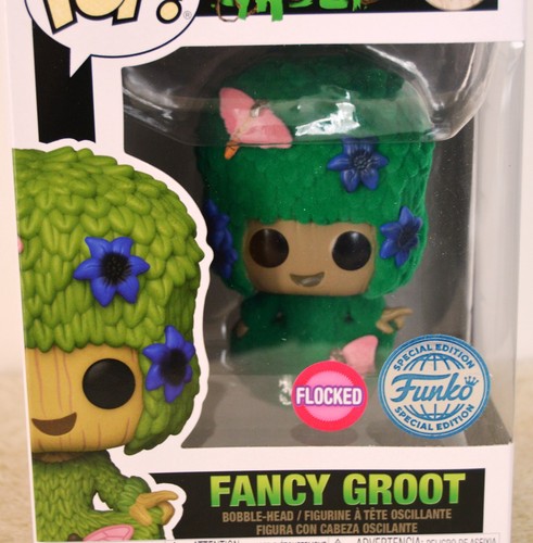 Marvel Groot Funko pop FANCY GROOT Flocked 1191 Edition Spéciale - Imagen 2 de 7