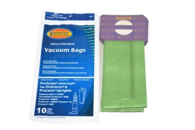 ProTeam generic vacuum bags replaces #103483 fits 1500 15XP 1500XP 1200XP