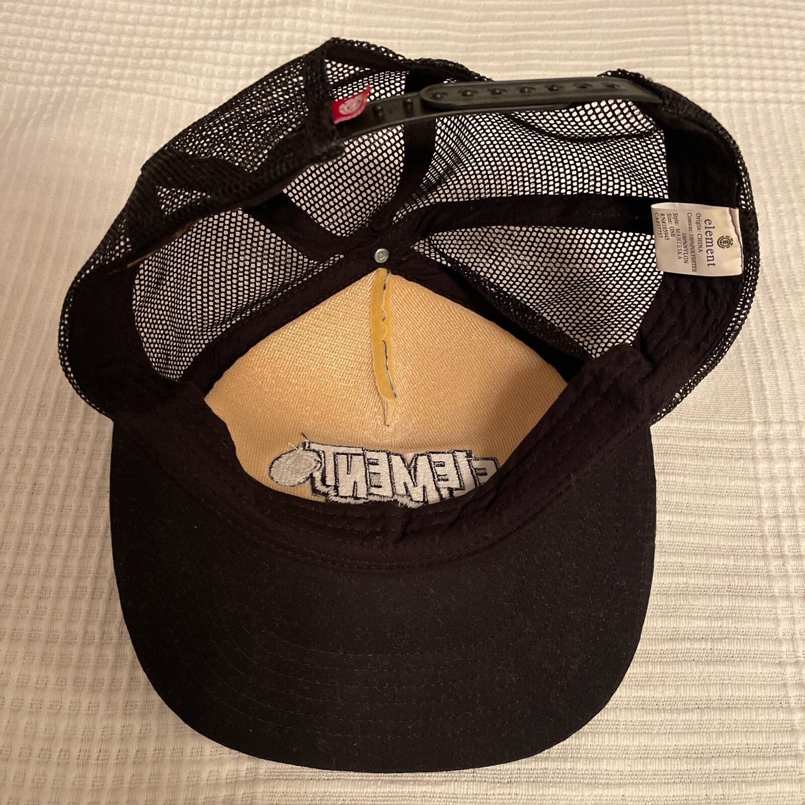 Element late 2000s adjustable snapback trucker hat - image 6
