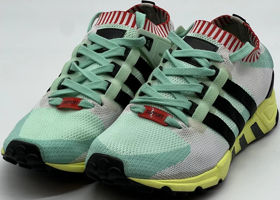 Adidas EQT Support 93 RF Prime Knit Frozen Green BA7506 Men’s Size 8, Woman 10.