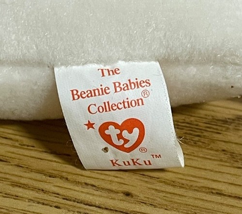 Ty Kuku The Cockatoo Plush Toy January 5 1997 Collectible Beanie Baby - Picture 9 of 10
