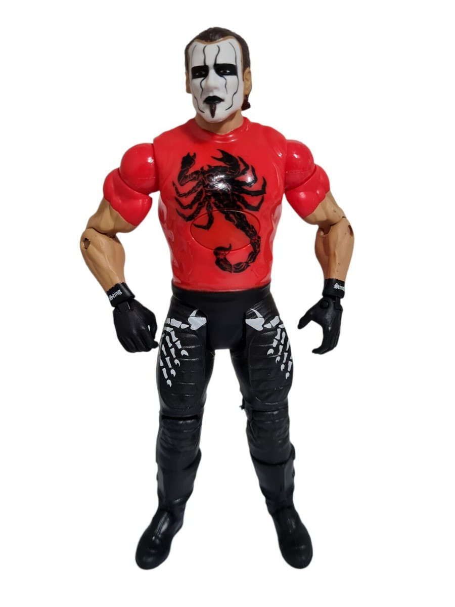 WWE スティング　フィギュア WCW WWE Sting Talking Red Shirt Scorpion 2015 Wrestling | eBay