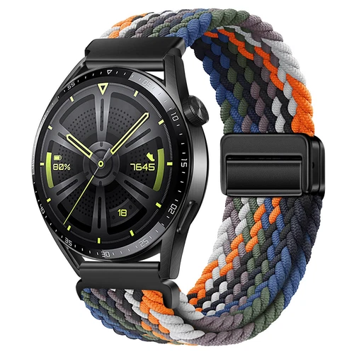 Correa de reloj de pulsera magnética de nailon trenzado de 18 mm 20 mm 22 mm correa de liberación rápida - Imagen 140 de 169