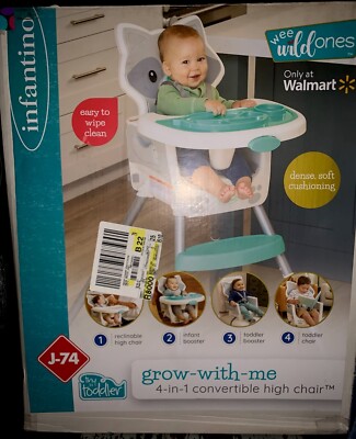 Infantino Walmart High Chair Booster Infantino Grow-With-Me 4-in-1