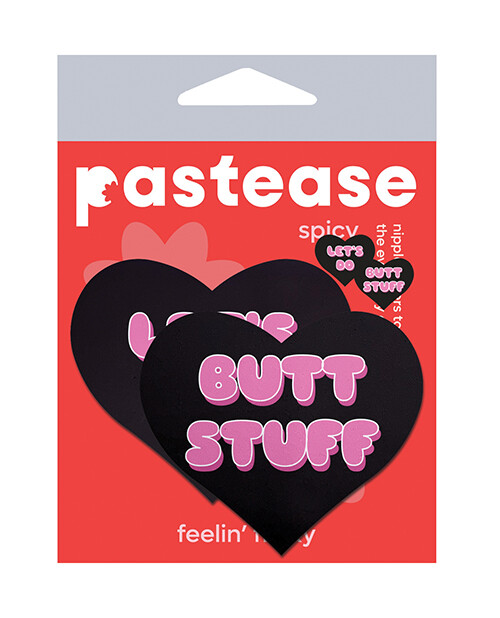 Pastease Premium Heart Let's Do Butt Stuff - Blac… - image 1