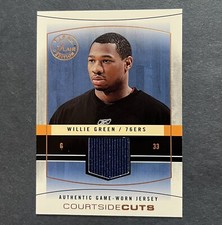 2003-04 Flair Final Edition Copper /75 Willie Green #CC-WG Rookie RC Patch